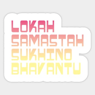 Yoga Mantra Sticker